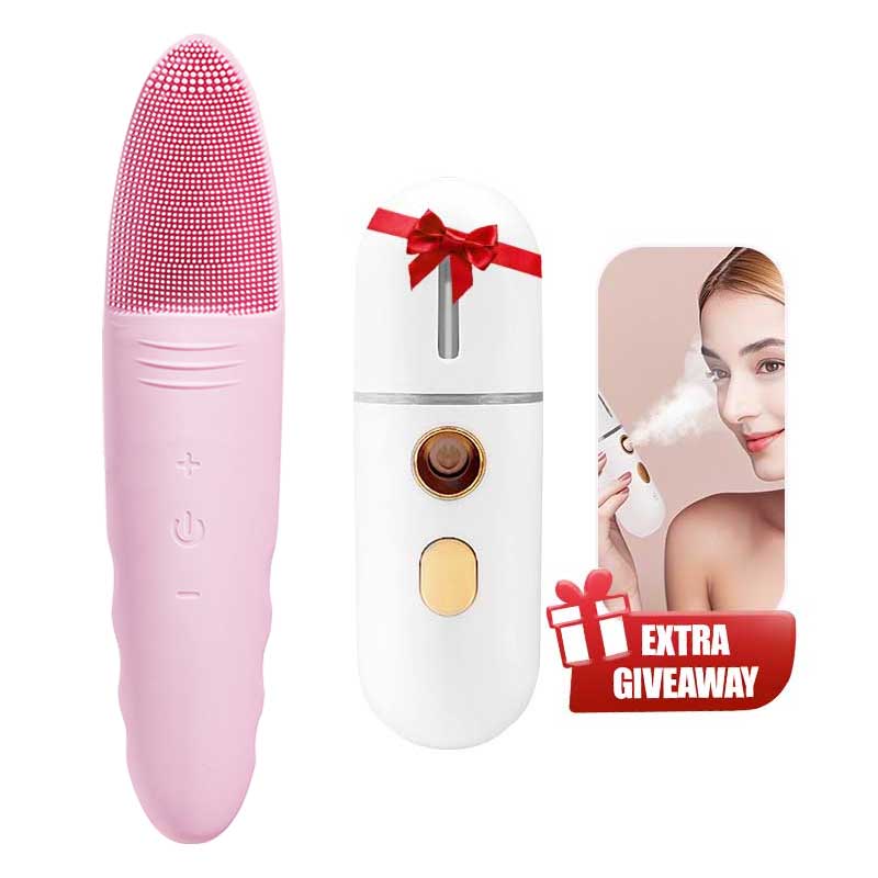 Wholesale Hot Products 2022 Custom Women Beauty Tools Waterproof Electric Sonic Silicone Facial Cleansing Brush Exfoliators