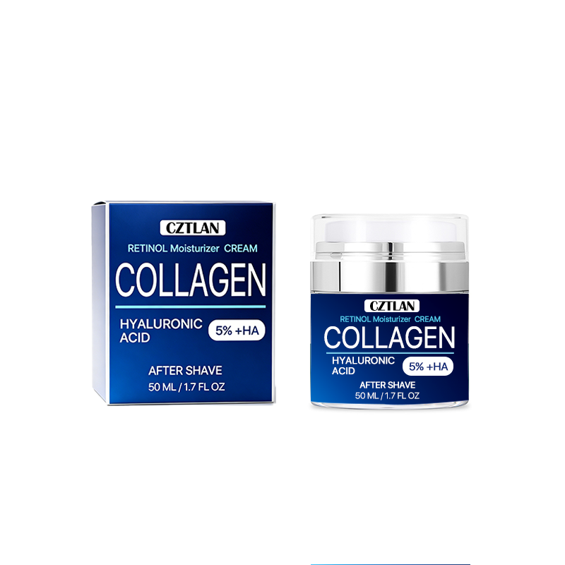 OEM Wholesale Fine Lines Daily Use Men Retinol Collagen Face Care Recovery Deep Hydration Nourishing Rentinol Moisturizer Cream