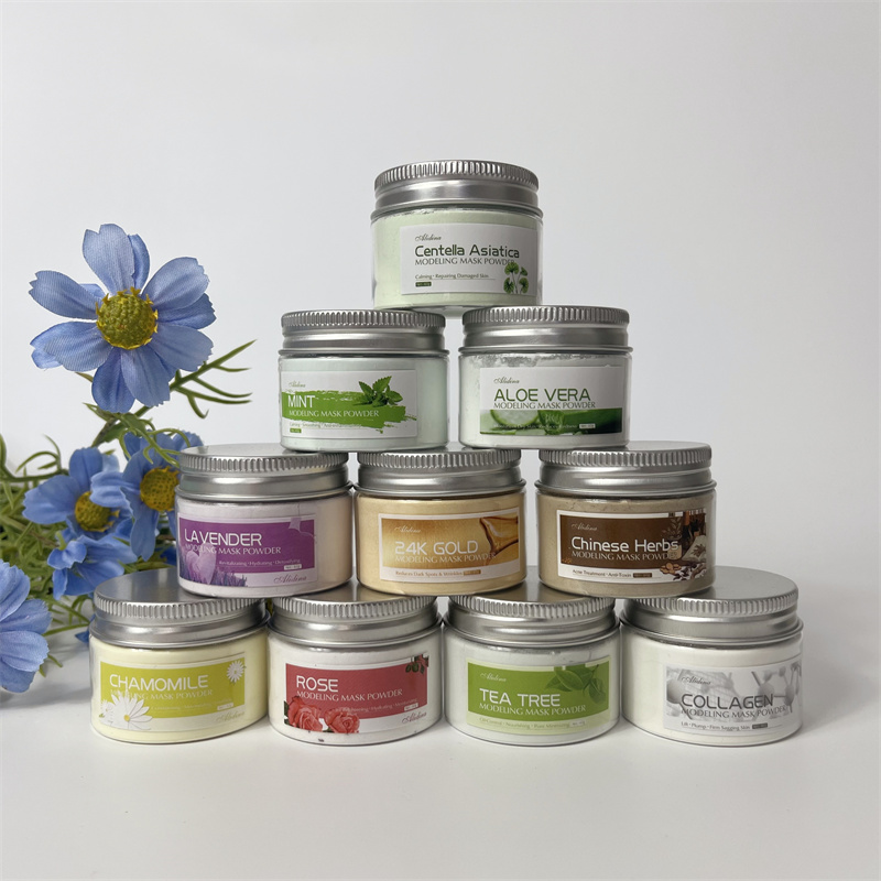 G Professional Peel-Off Jelly Mask Powder Moisturizing Premium Quality Modeling Rubber Mask Spa Mask Set Best Gift
