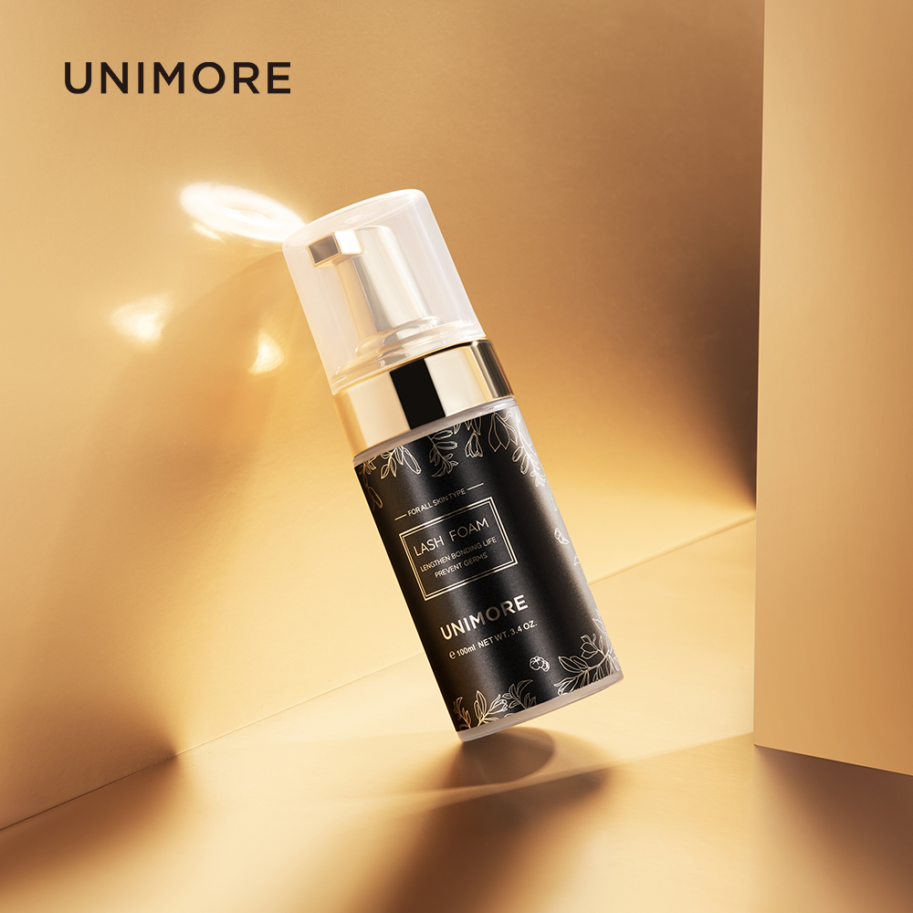 Unimore OEM Custom Vegan Wholesale Mink Clean Private Label Eyelash Cleaning Lash Soap Foaming Wash Foam Cleanser Shampoo