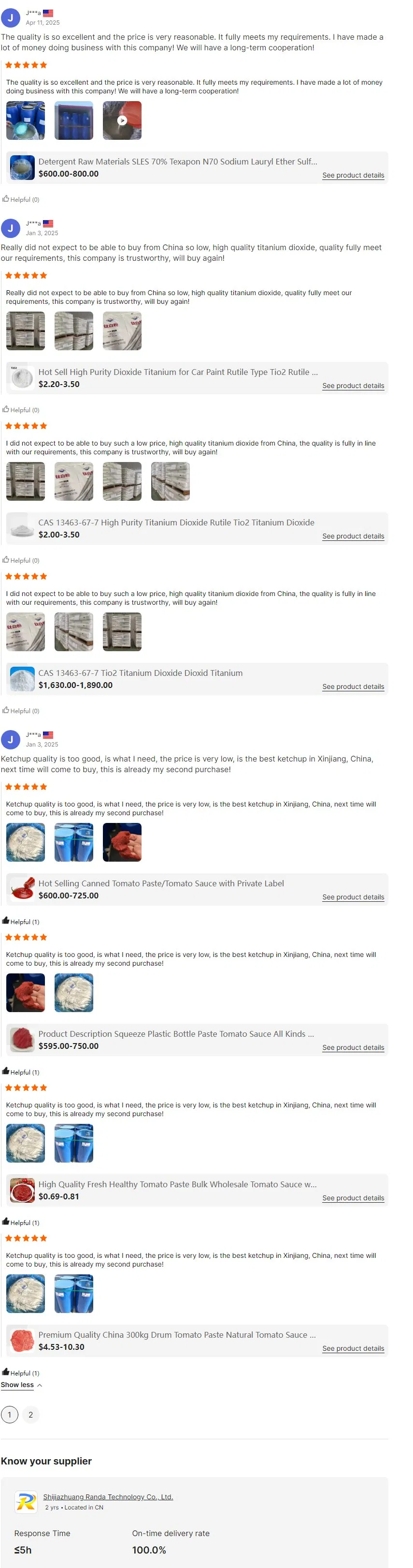 Customer Feedback Detail