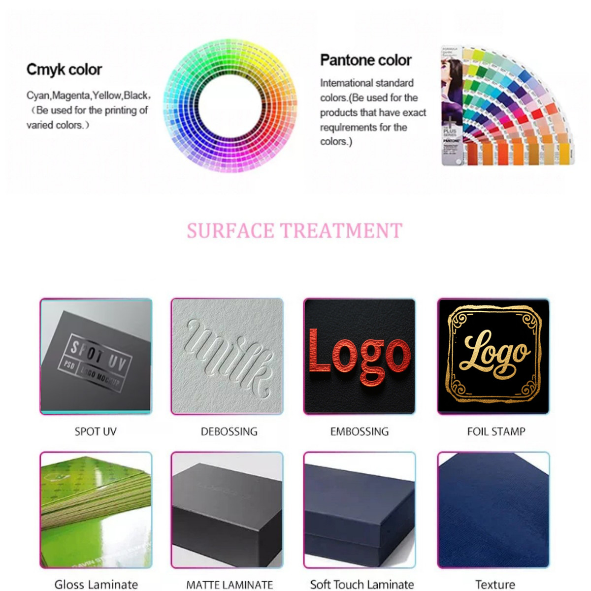 Manufacturer Custom Logo Printed Eco-Friendly Corrugated Board Folding Box Embossing Matte Lamination for Eye Cream Packaging