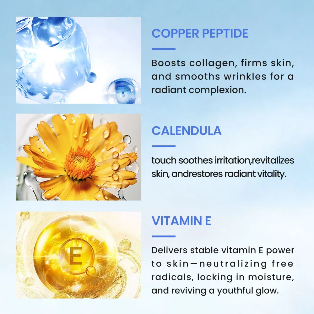 Organic Blue Copper Peptide for Essence Hydride Anti-Aging Solution Skincare