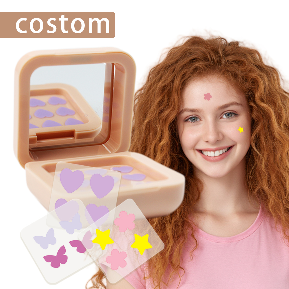 Hydrocolloid Pimple Patch Customised Acne Patch Mirror Box With Tea Tree Oil Pimple Patch