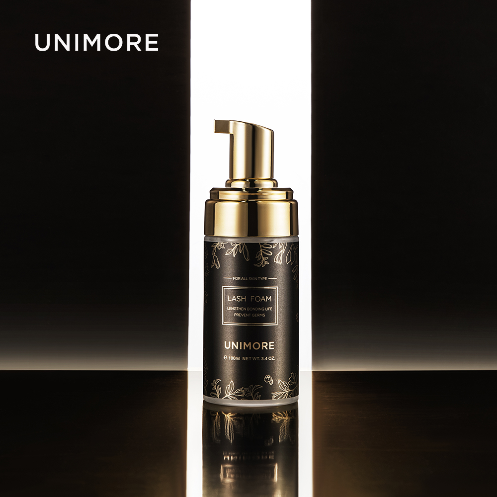 Unimore OEM Custom Vegan Wholesale Mink Clean Private Label Eyelash Cleaning Lash Soap Foaming Wash Foam Cleanser Shampoo