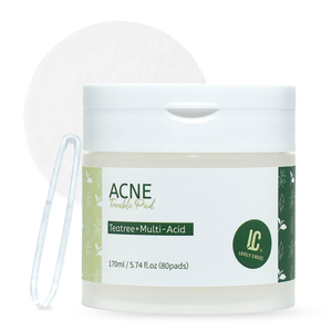 Dermatologist Recommended Oil-Free Cotton Compressed Facial Mask Acne Control Pads Tea Tree Oil Salicylic Acid Anti-Inflammatory