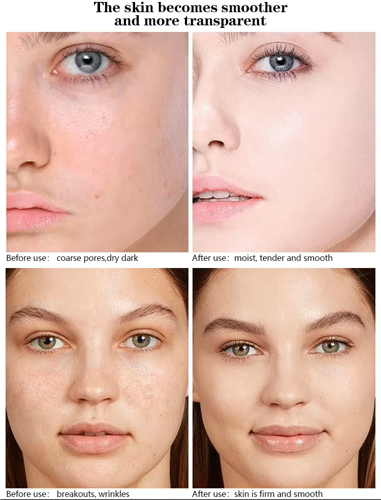 Organic Bio Collagen Jelly Face Mask Sheet Firming Anti-Wrinkle Brightening Hydrating Retinol Centella Vitamin C Herbal Vegan