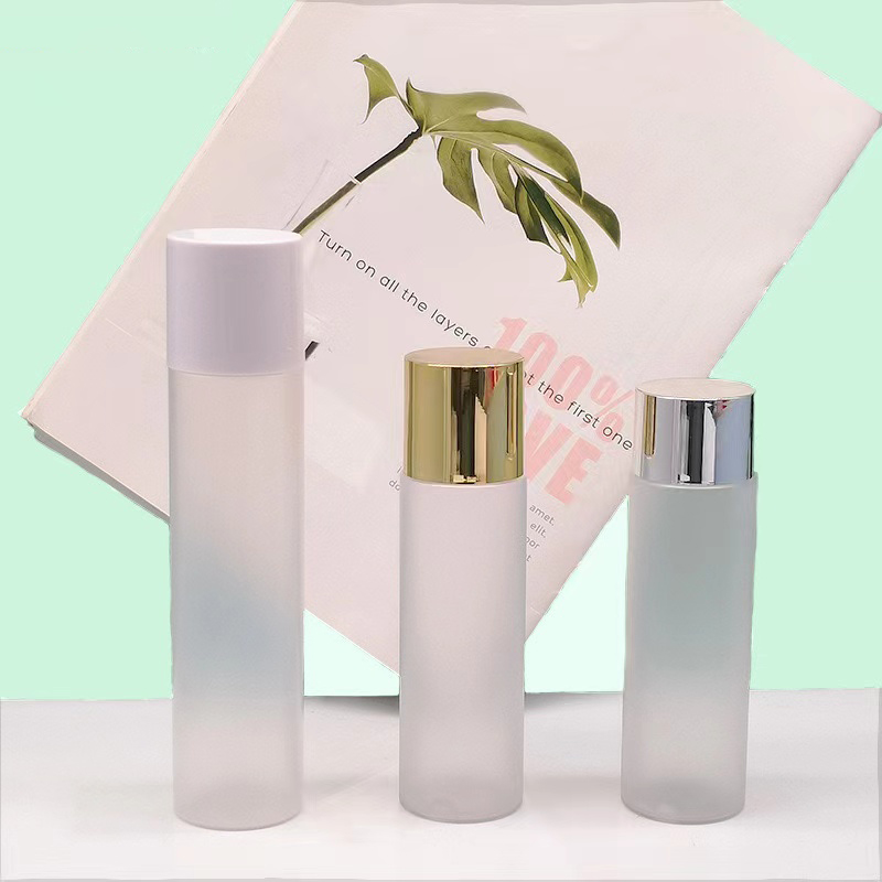 100ml/120ml/150ml/200ml PET Biodegradable Round Scrub Toner &amp; Lotion Empty Cosmetic Bottle Screw Cap for Skin Care Packaging
