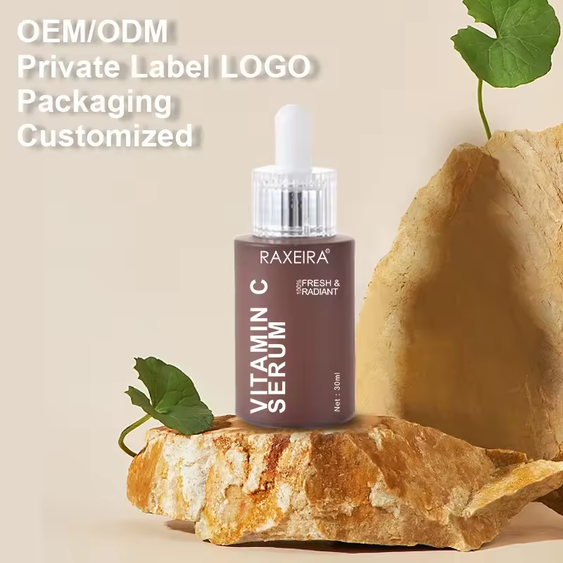 Natural Vitamin C Serum Manufacturer Natural Hyaluronic Acid Anti Aging Brightening Anti Wrinkle Facial Vitamin C Serum 30ml