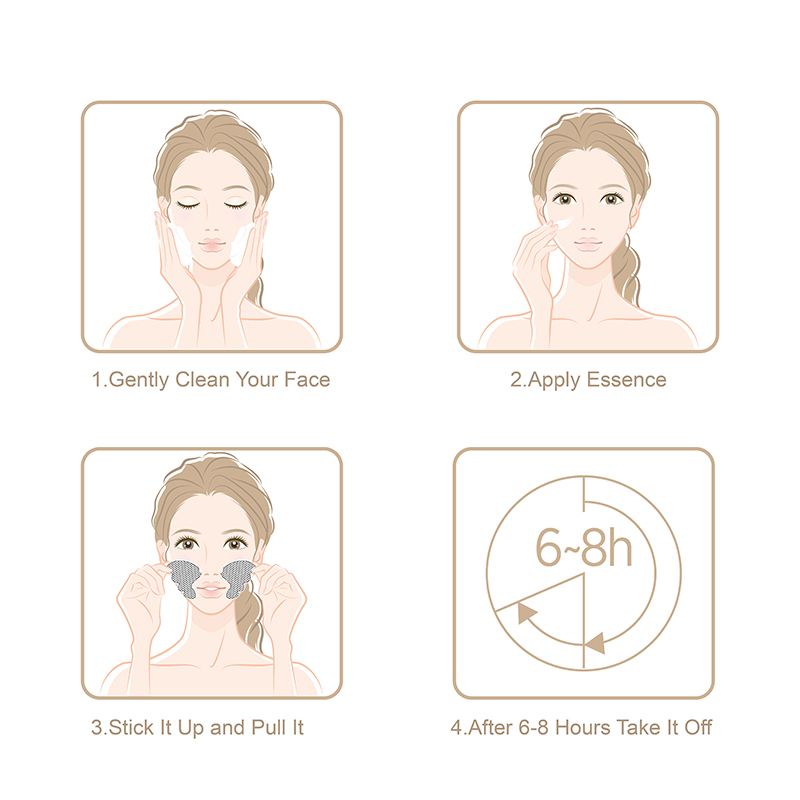 Secret Strips Anti Eye Wrinkles Care Strips Anti Wrinkle Sleep Mask Skincare Manufacturer