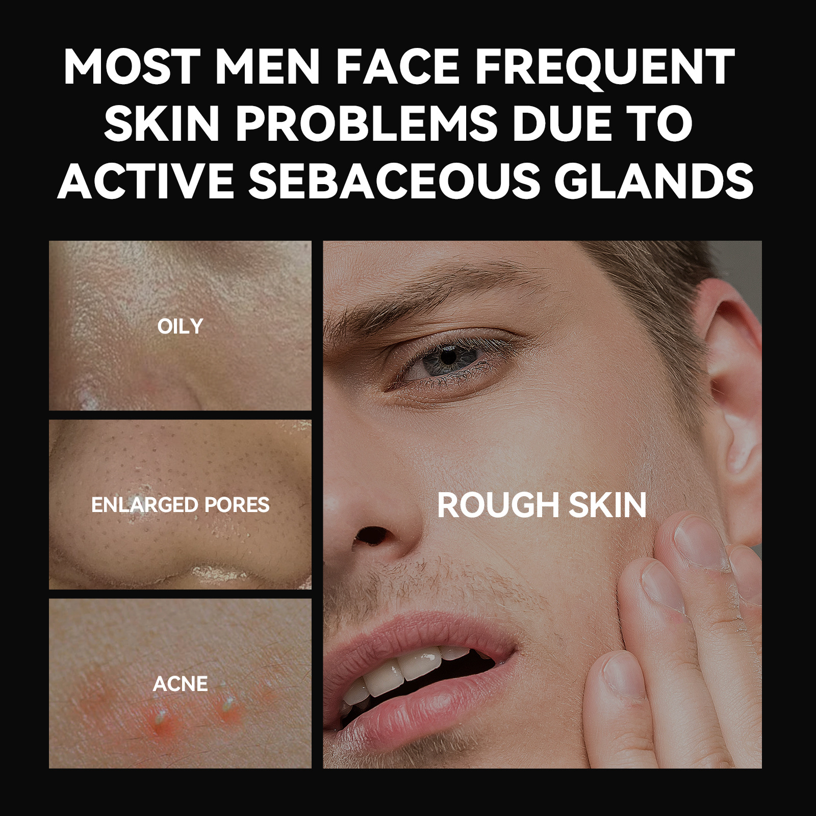OEM Customized 180g Men's Moisturizing Cream Delicate Pore Face Cleanser with Hydration Manufacturers Spot Wholesale