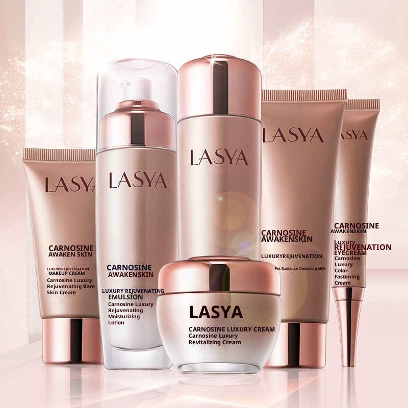 OEM ODM 6-Piece Luxurious Face Skincare Set with Niacinamide &amp; Vitamin C for Hydrating Moisturizing Oil Control &amp; Soft Skin