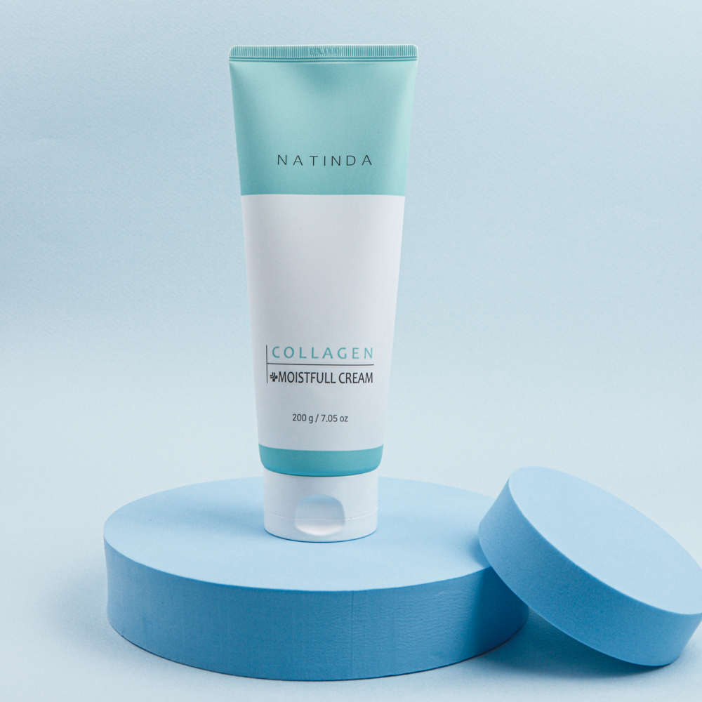 Natinda Collagen Moistful Cream Daily Face Cream for Dry and Sensitive Skin Korean Skin Care Products