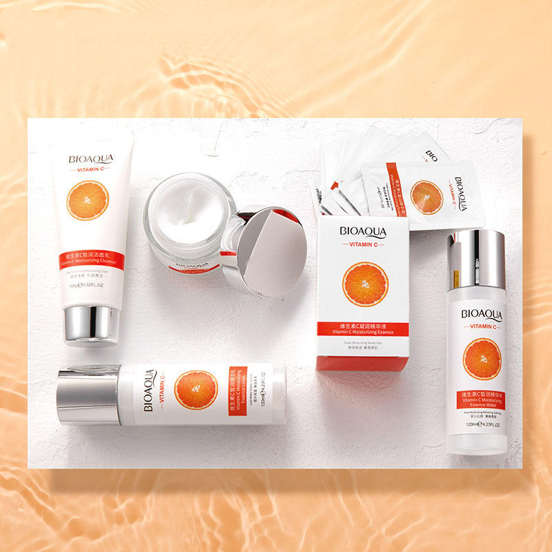 Hot Selling Professional Beauty Vc Vitamin C Skin Care Moisturizing Skin Care Products Herbal Serum Skin Care Set
