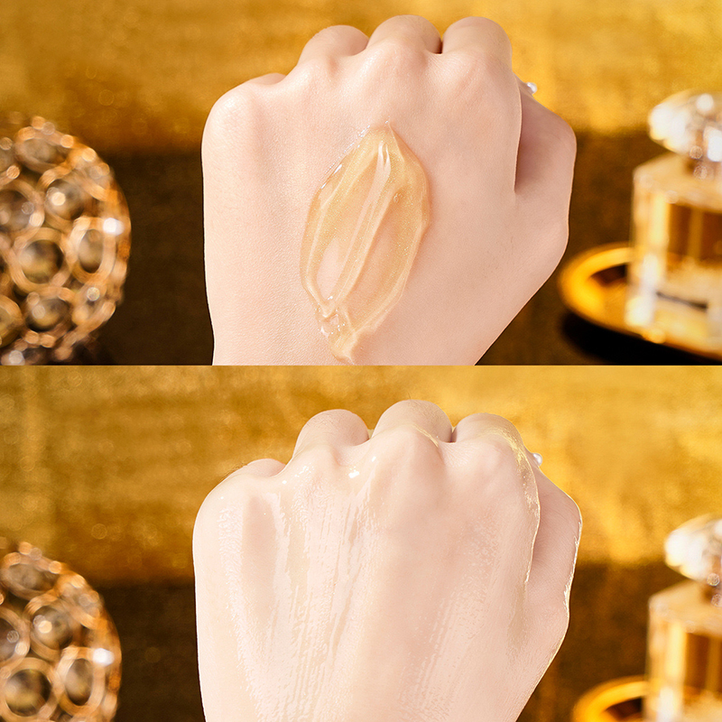 Private Label Gold Diamond Collagen Face Cream Non-Sticky Soothing and Moisturizing with Gold Foil Lifts and Tightens Skin