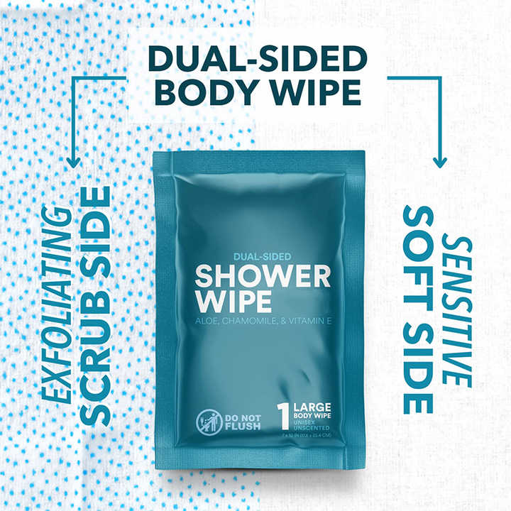 Private Label Large Body Cleaning Wipes Non Scented Disposable Shower Wipes