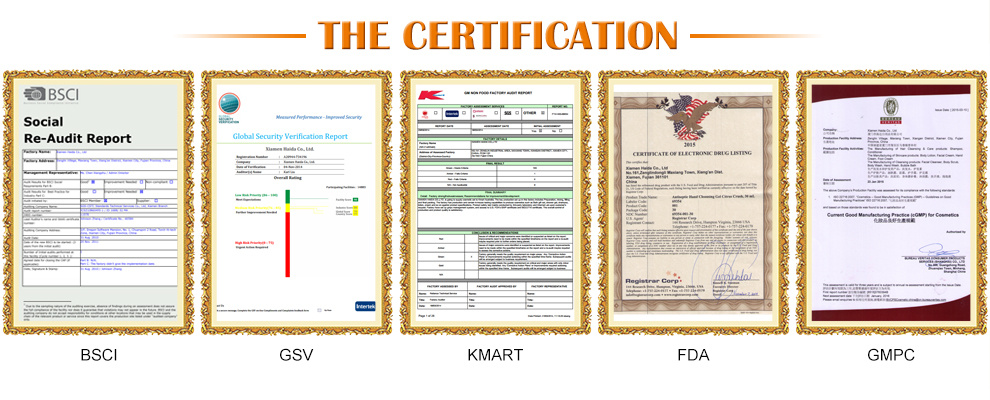 Certifications