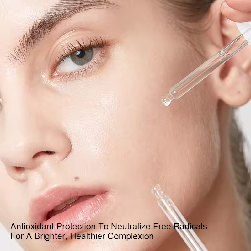Natural Vitamin C Serum Manufacturer Natural Hyaluronic Acid Anti Aging Brightening Anti Wrinkle Facial Vitamin C Serum 30ml