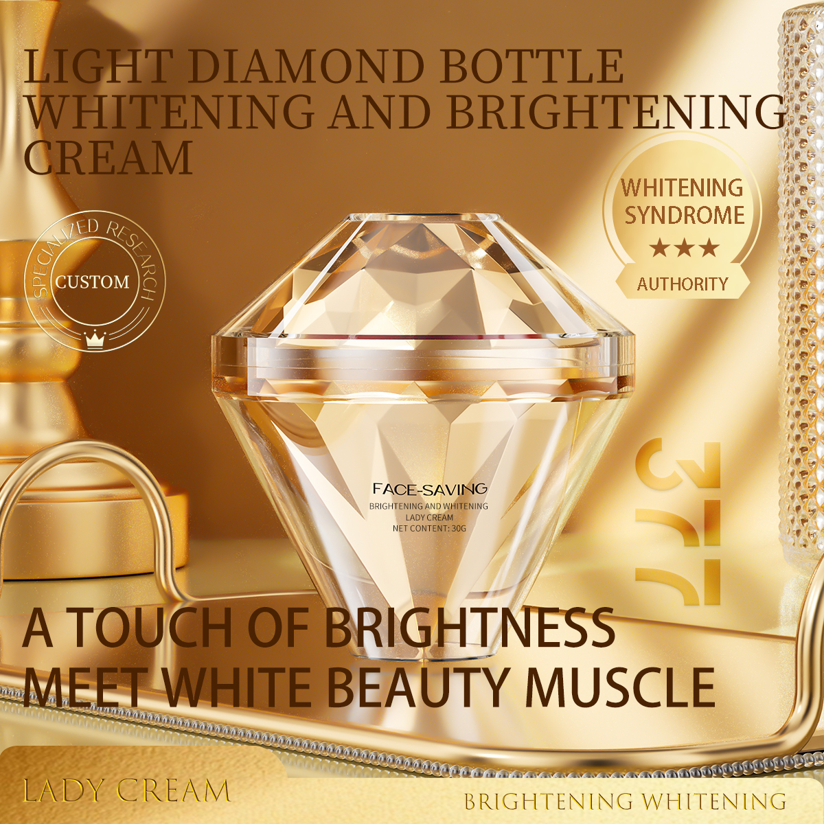 OEM New Arrival Skin Care Luxury Moisturizing Brightening Nourishing Face Cream Organic Hydration Radiance Boosting Facial Cream