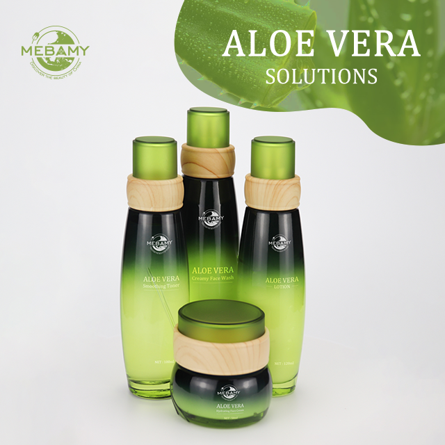 Wholesale Natural Skin Care Kit Aloe Vera Extract Gel Face Care Whitening Moisturizing Acne Removal Aloe Vera Skin Care Set