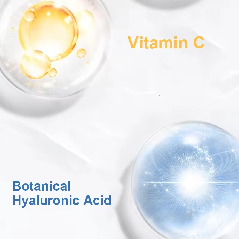 Natural Vitamin C Serum Manufacturer Natural Hyaluronic Acid Anti Aging Brightening Anti Wrinkle Facial Vitamin C Serum 30ml