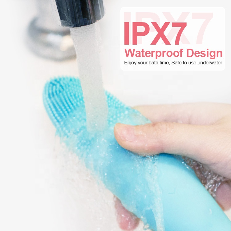 Wholesale Hot Products 2022 Custom Women Beauty Tools Waterproof Electric Sonic Silicone Facial Cleansing Brush Exfoliators
