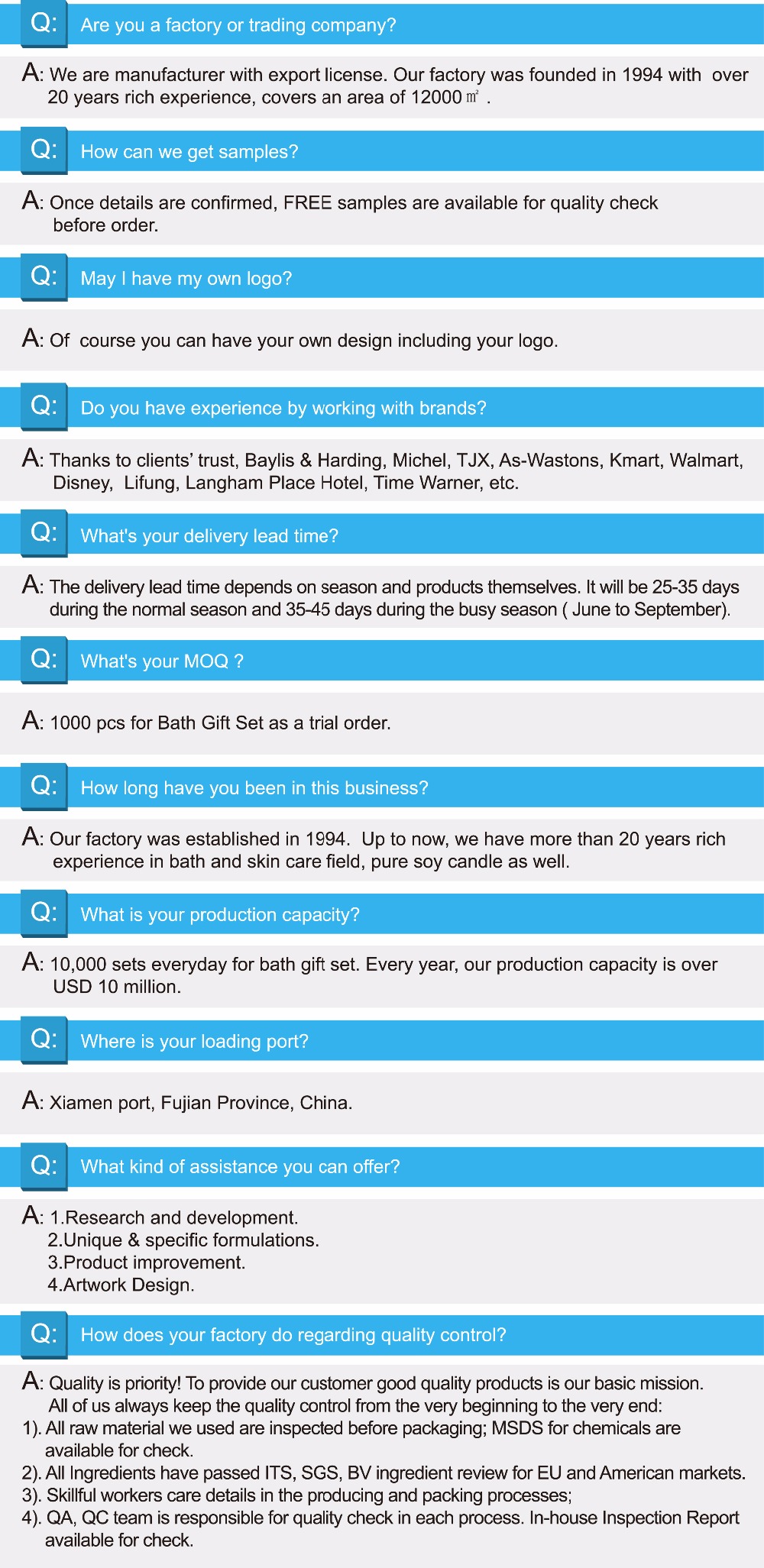 FAQ info