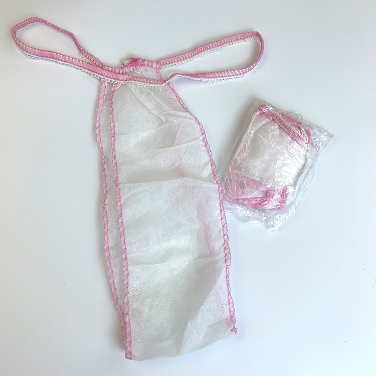 Women's Disposable Non-Woven G-String Bikini Panties Sexy T-Back Underwear with Thongs Beauty &amp; Personal Care Product
