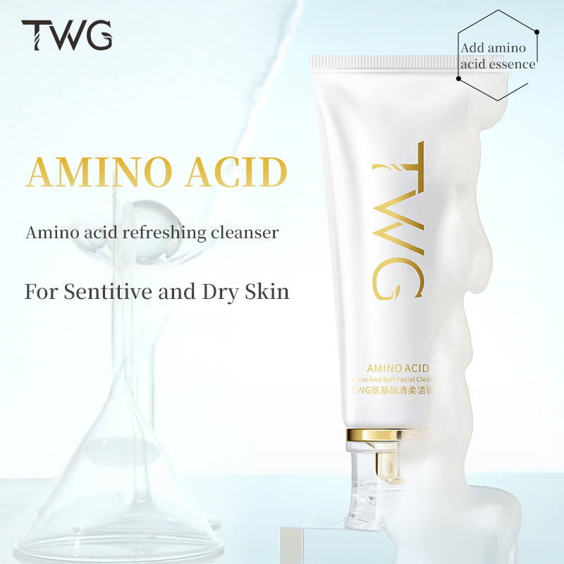 TWG OEM/ODM Skin Care Products Deep Pore Clean Face Wash Factory Moisturizing Amino Acid Face Cleanser