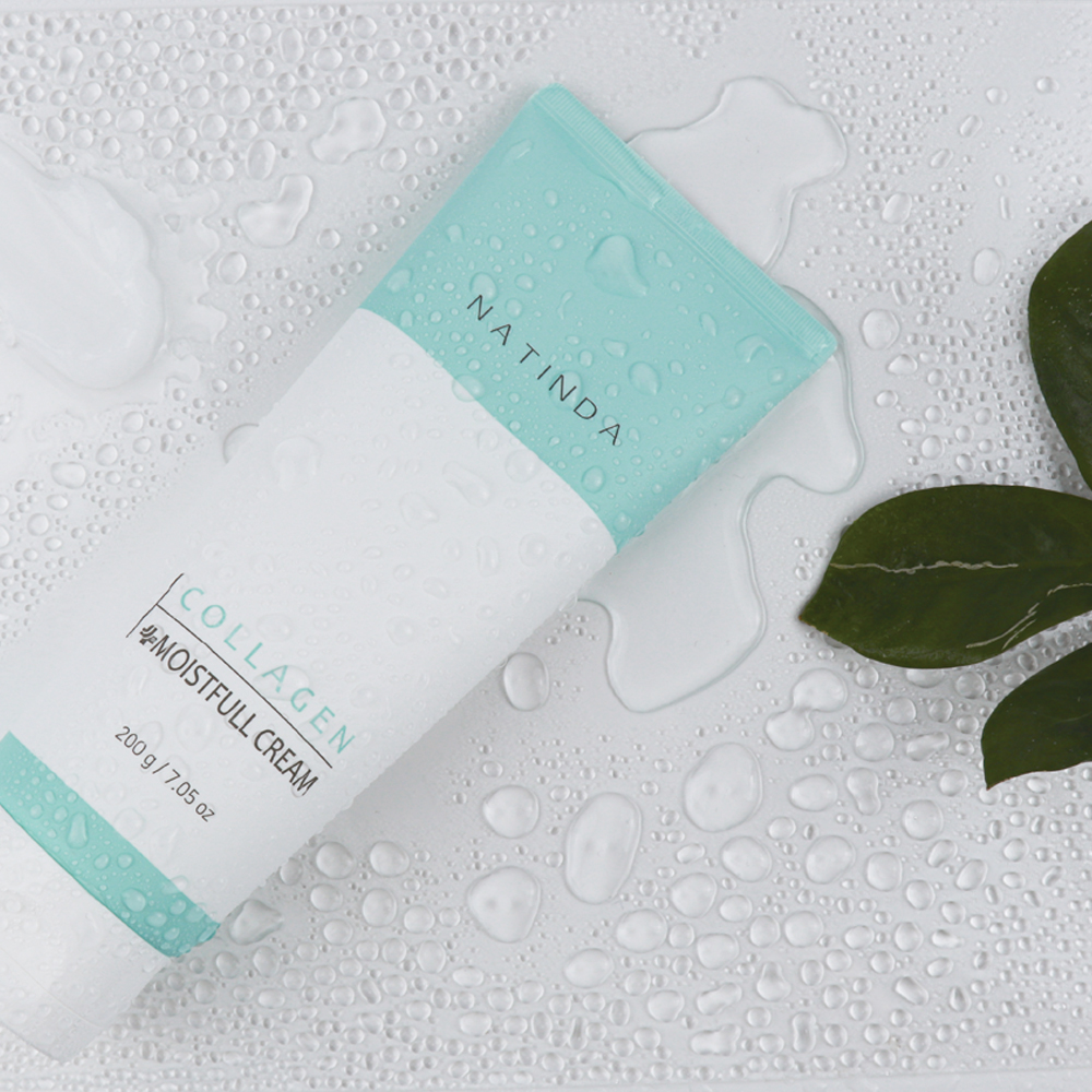 Natinda Collagen Moistful Cream Daily Face Cream for Dry and Sensitive Skin Korean Skin Care Products