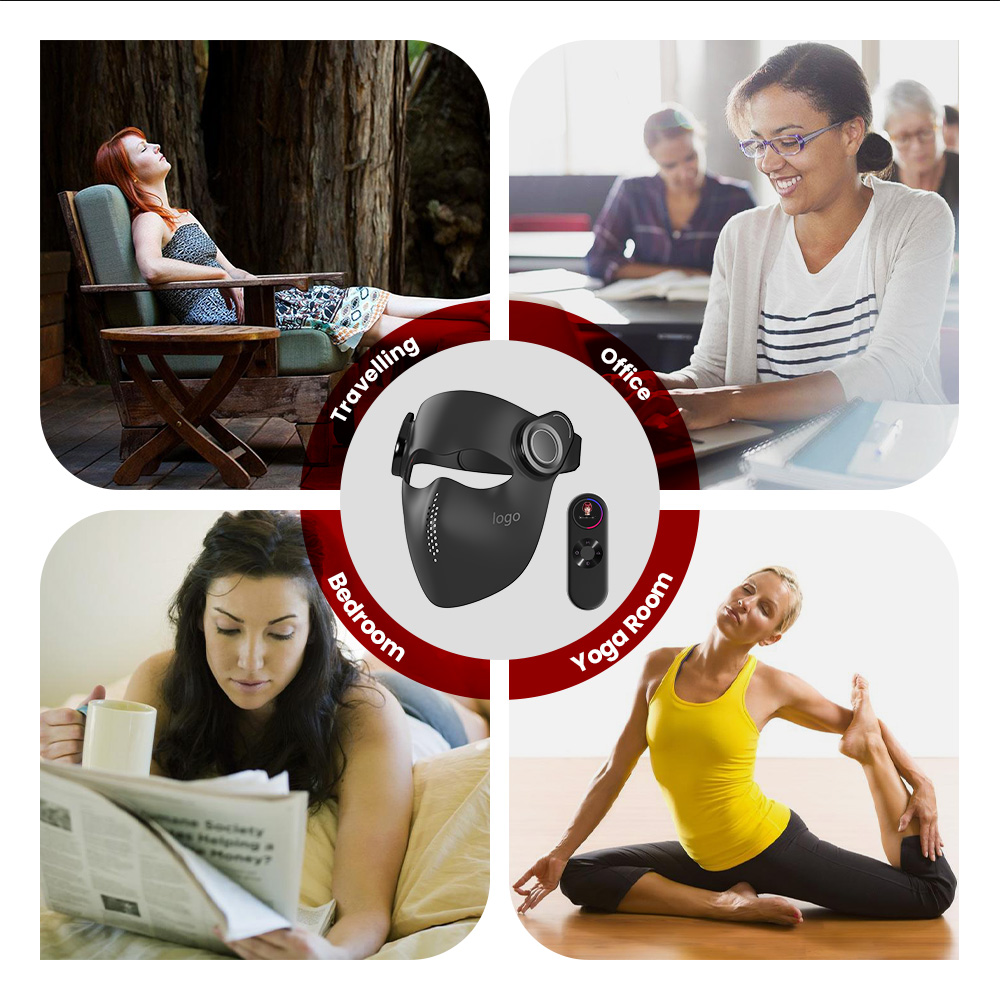 IDEATHERAPY Food Grade Silicone Material Beauty Led Light Face Therapy Led Therapy Led Light Therapy Mask
