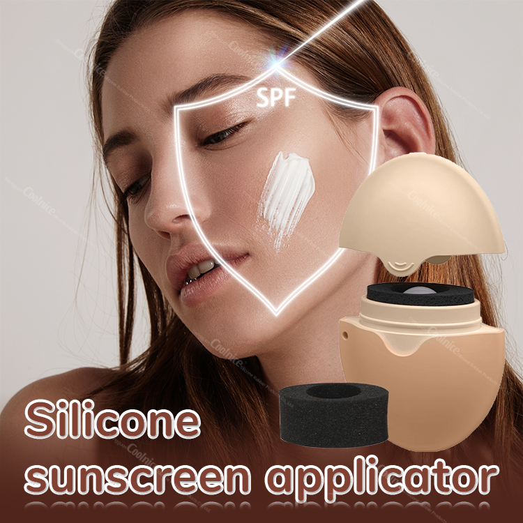 Travel Portable Sunscreen Applicator All-Purpose Refillable Ball Bearing Sunscreen Sponge Applicator for Adults and Children