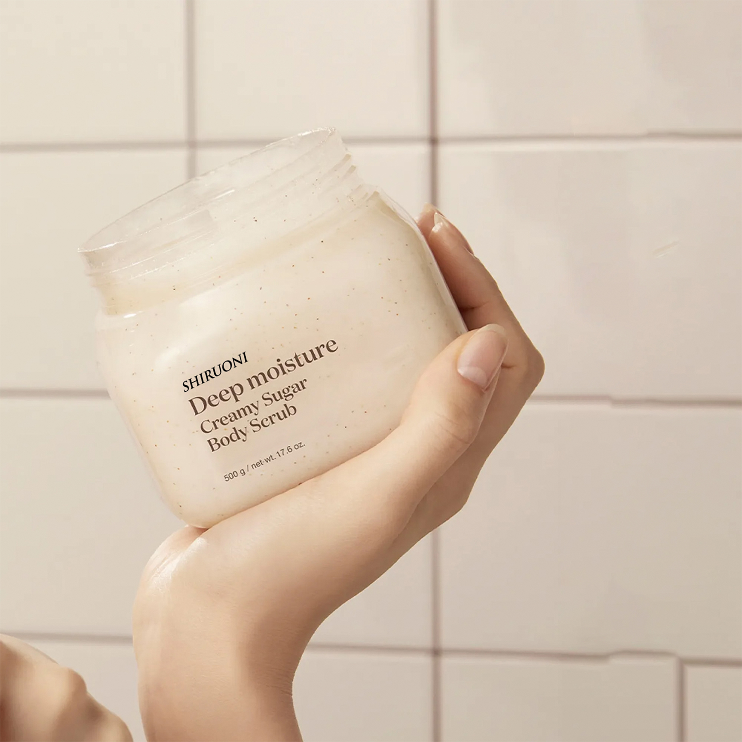 Private Label Body Scrub Gentle Exfoliating Deep Moisture Cleansing Soft Skin Scrub Creamy Sugar Women Man Body Scrub