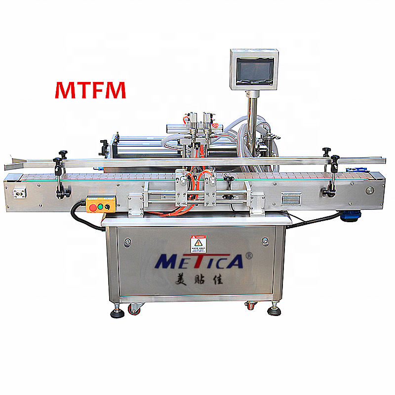 Auto two nozzles filling machine