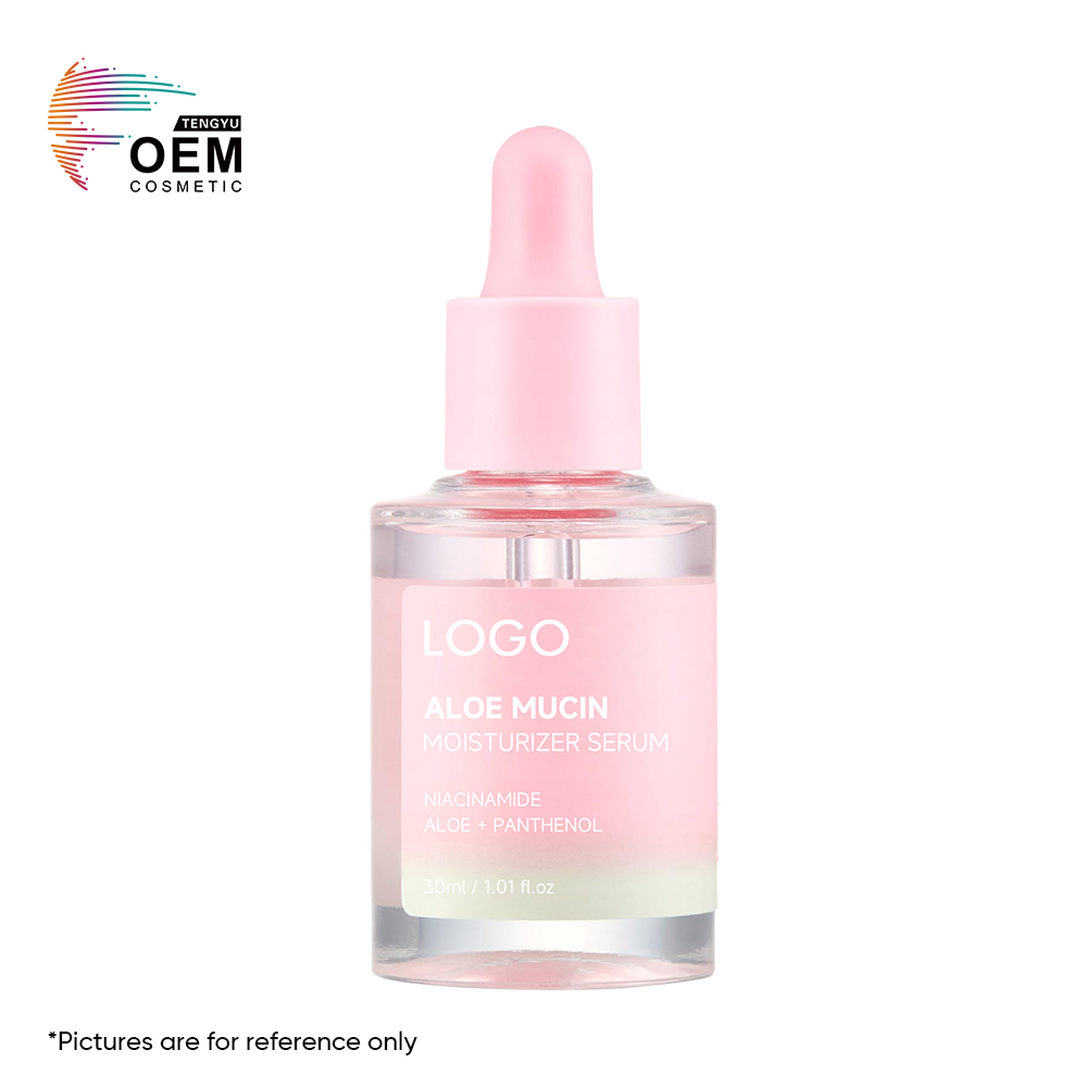 Custom Formula Strengthens Barrier Aloe Nourishes Deeply Hydration Facial Skin Serum for Private Label Brands