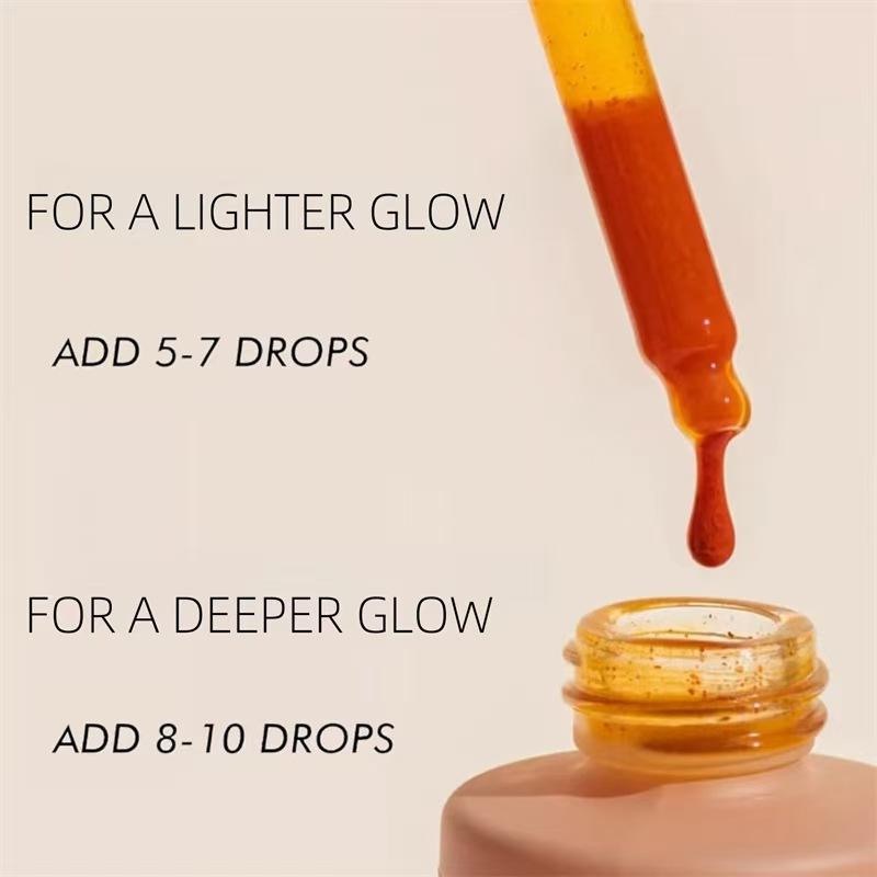 Private Label Sunless Tanning Supplement Natural Bronzer Drops Face Body Adult OEM/ODM GMP Certified Healthy Skin Glow Liquid
