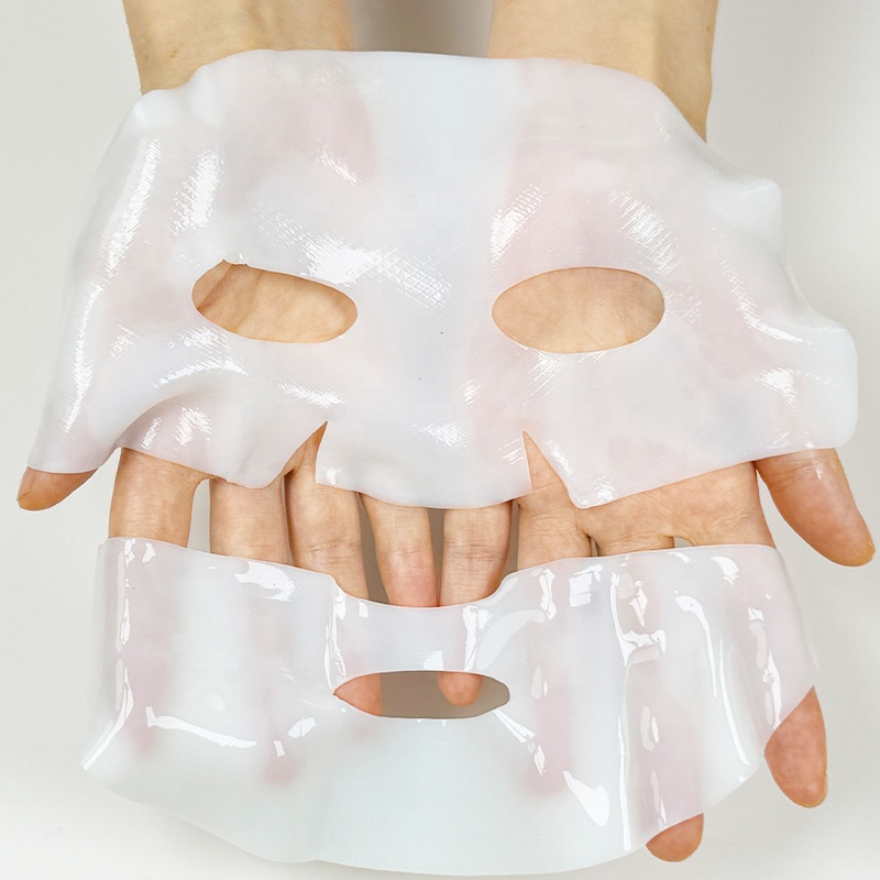 Organic Bio Collagen Jelly Face Mask Sheet Firming Anti-Wrinkle Brightening Hydrating Retinol Centella Vitamin C Herbal Vegan