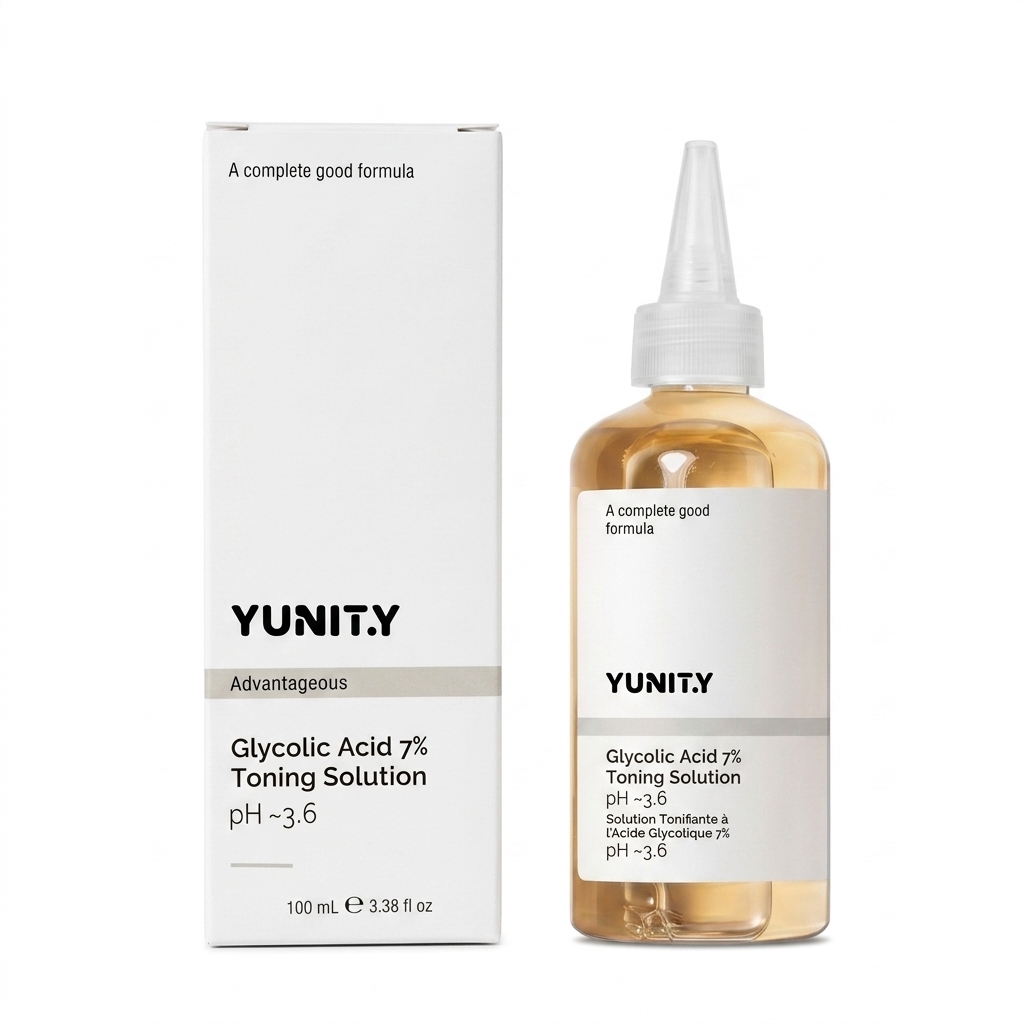 Private Label Custom 4% 7% 10% Glycolic Acid Facial Toner Anti-Aging Peel Anti Acne Exfoliating Essence Water Face