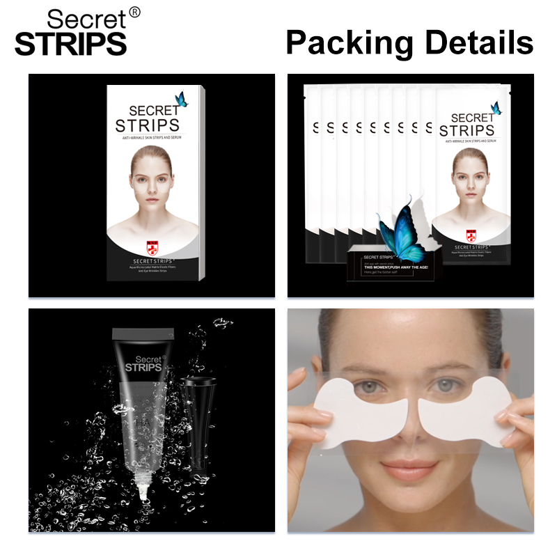 Innovative Beauty Care Anti Wrinkle Serum Products for Magic Strips Face Eye Collagen Eye Mask Dissolvable