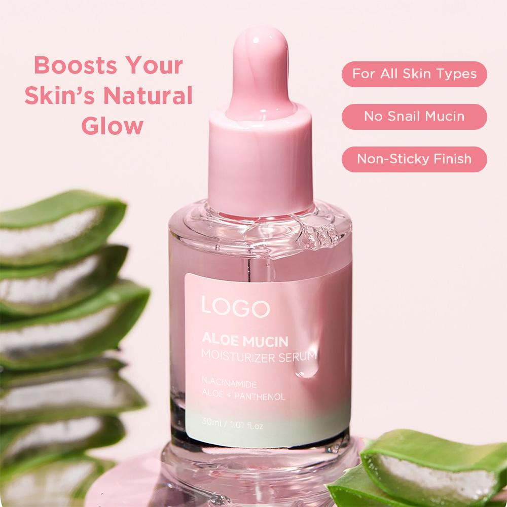 Custom Formula Strengthens Barrier Aloe Nourishes Deeply Hydration Facial Skin Serum for Private Label Brands