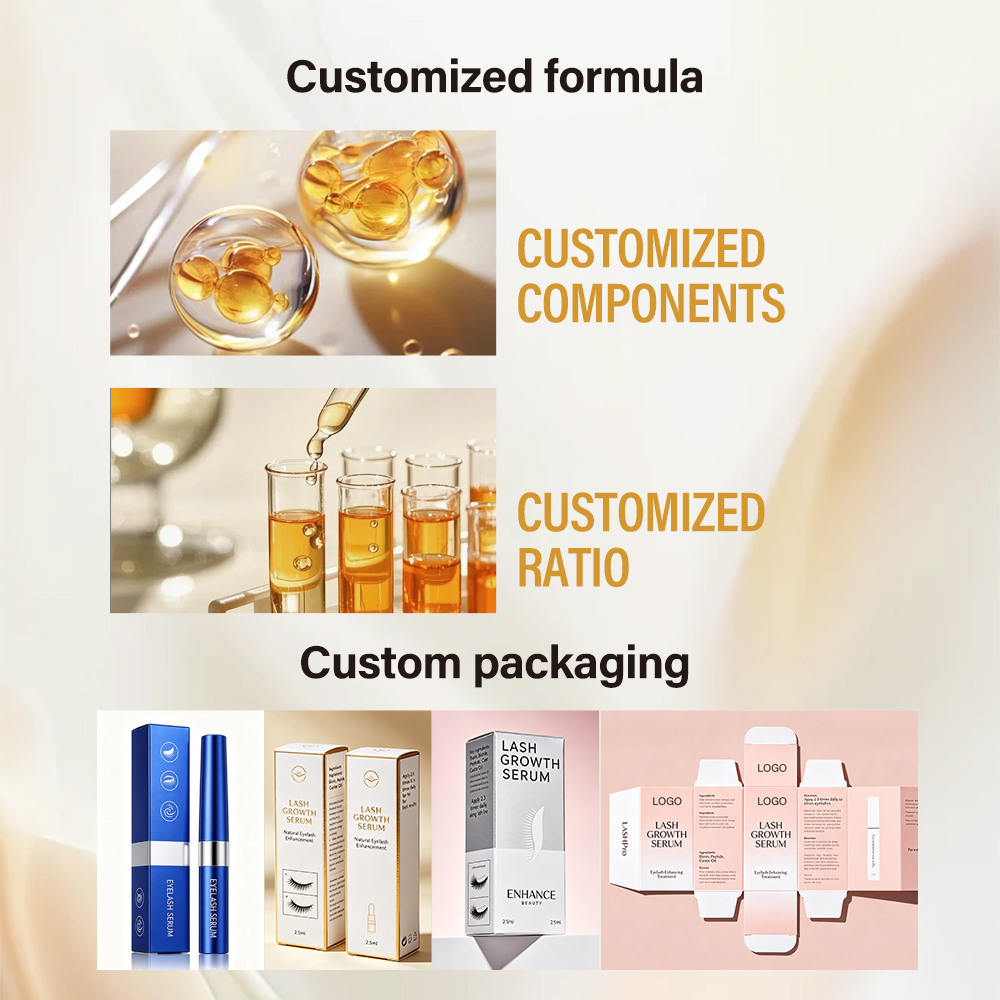 Wholesale Private Label Eyelash Enhancer Extension Lash Serum Vegan Natural Eyelash Growth Serum