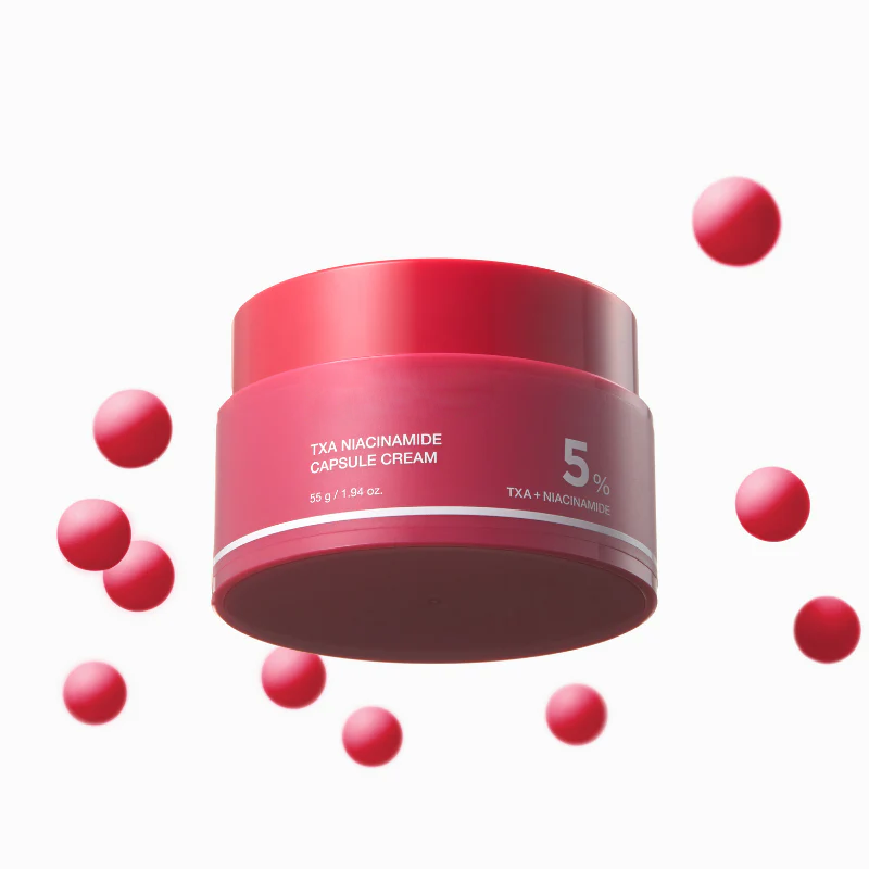 Custom Logo Vegan Skin Care TXA+Niacinamide Capsule Cream Dark Spot Hydration Face Moisturizer Facial Cream