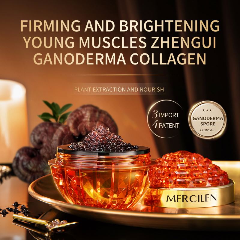 Factory-Priced Best Quality Beauty Face Cream Ganoderma Spores Active Collagen Skin Care Moisturizing Firming Facial Face Cream