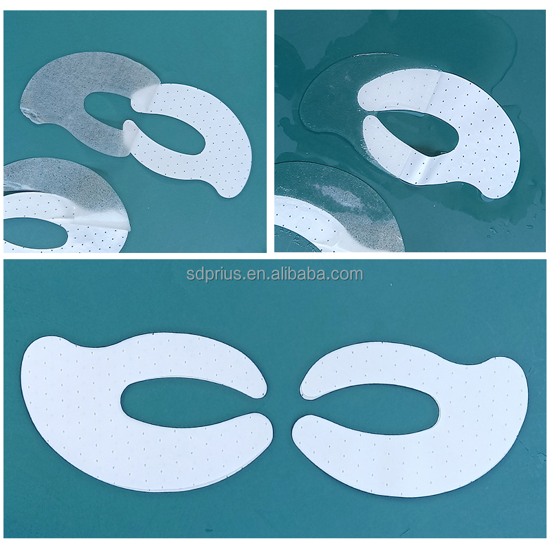Customized Size Eco-friendly Quickly Absorb Raw Material Breathable Eye Skincare Mask Cloth