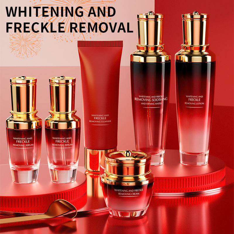 Korean Snail Mucin Collagen Skin Care Set Nicotinamide Brightening Serum Body Oil Complete Daily Routine for OEM/ODM
