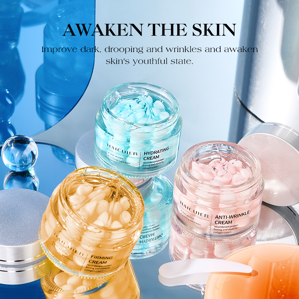Wholesale Custom logo Korean Skin Care Products Face Cream &amp; Lotion Anti-wrinkle Firming Collagen Facial Cream for Women Beauty