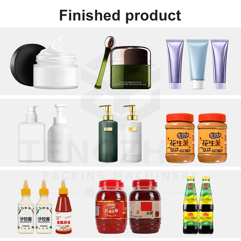 Manufacturer Custom Fully Automatic Cosmetics Industry Filling Capping Production Line Intelligent Paste Products Filling Line