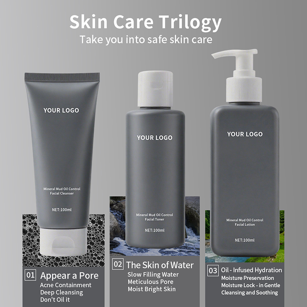 Advanced Vegan Mens Skin Care Set Manufacturer Repairing and Moisturizing Formula Professional Private Label Contract Factory