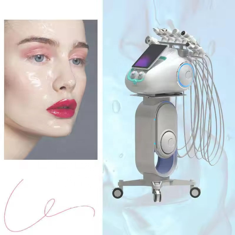Multifunction Spa Professional Hydro 9-in-1 Skin Care Spray Exfoliate Aqua Peeling Device, Microdermabrasion &amp; Skin Rejuvenation