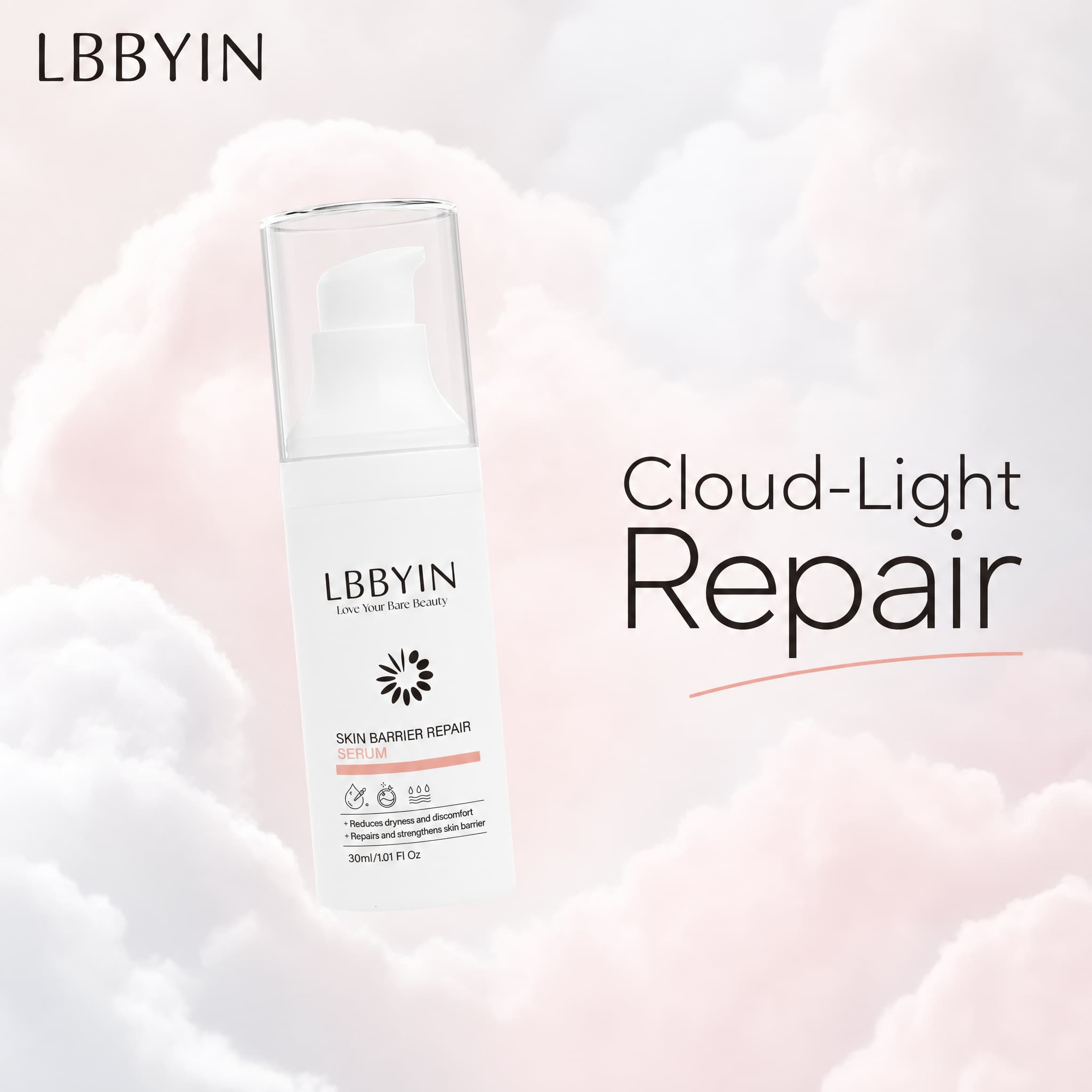 Derm-Grade Barrier Serum Ceramide Postbiotic Repairing Essence Clinical Strength Soothing Serum for Sensitive Skin Redness
